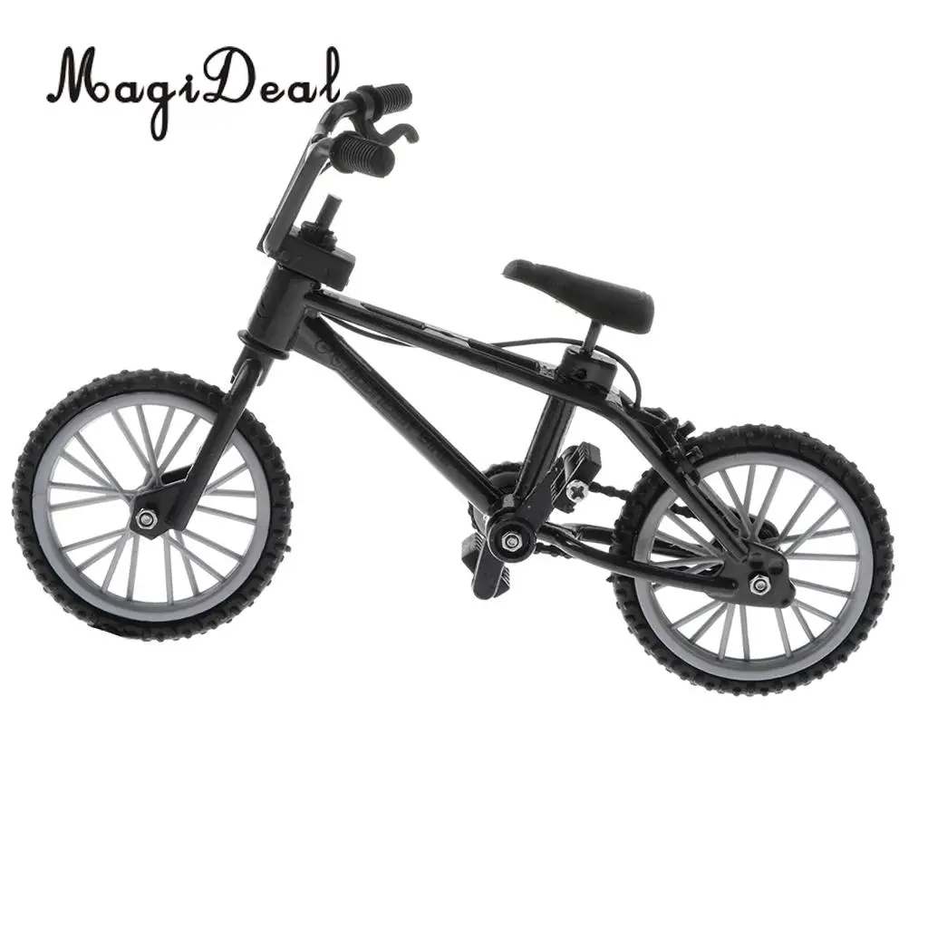 1:24 Scale Alloy Miniature Finger Bike Bicycle Diecast Vehicle Model Desk Gadget Relaxation Toy for Children Kids Boys Xmas Gift