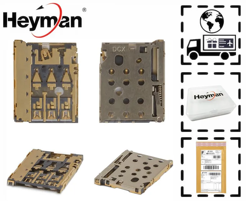 Heyman SIM Card Connector for Nokia 830 Lumia Cell Phone