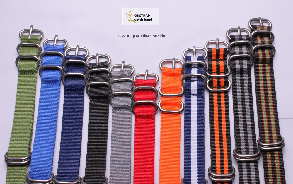 OW silver buckle 18 20  22 24MM_