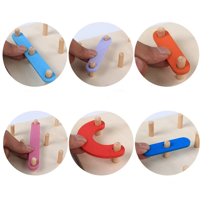 Montessori Toys for Children Early Educational Learning Wooden Toys Kids Alphanumeric Letter Cognition Teaching Aids