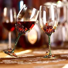 Винтажные ирисы, ручная роспись, эмаль, стеклянная чашка, кристалл, бокал Красного вина, бокал для свадьбы, тостов, бокал для шампанского, es декор, роскошные подарки