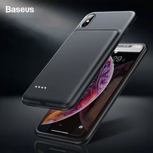 Чехол для зарядного устройства Baseus для iPhone Xs Max Xr X чехол для зарядки аккумулятора 4200 мАч для iPhone Xsmax внешний аккумулятор зарядное устройство