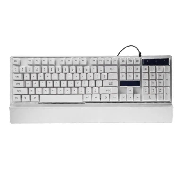 

English Gaming Keyboard 104 Keys backlit keyboard Waterproof Wired USB LED Gamer Backlit keyboard For Desktop