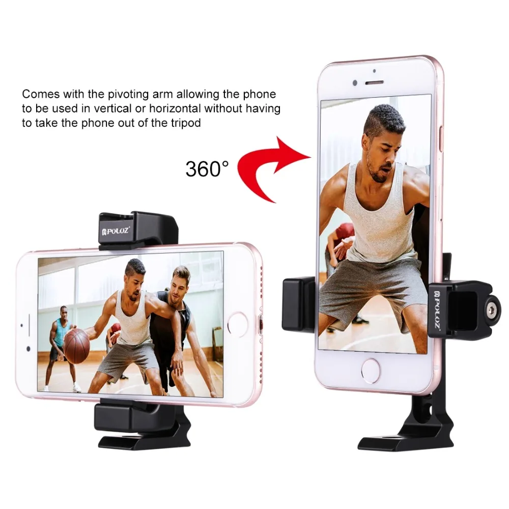 Фото 360 градусов вращающийся Универсальный Телефон металлическим зажимом держатель кронштейн для iPhone смартфона