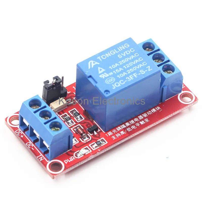 

5V One 1 Channel Relay Module Board Shield with optocoupler Support High and Low Level Trigger