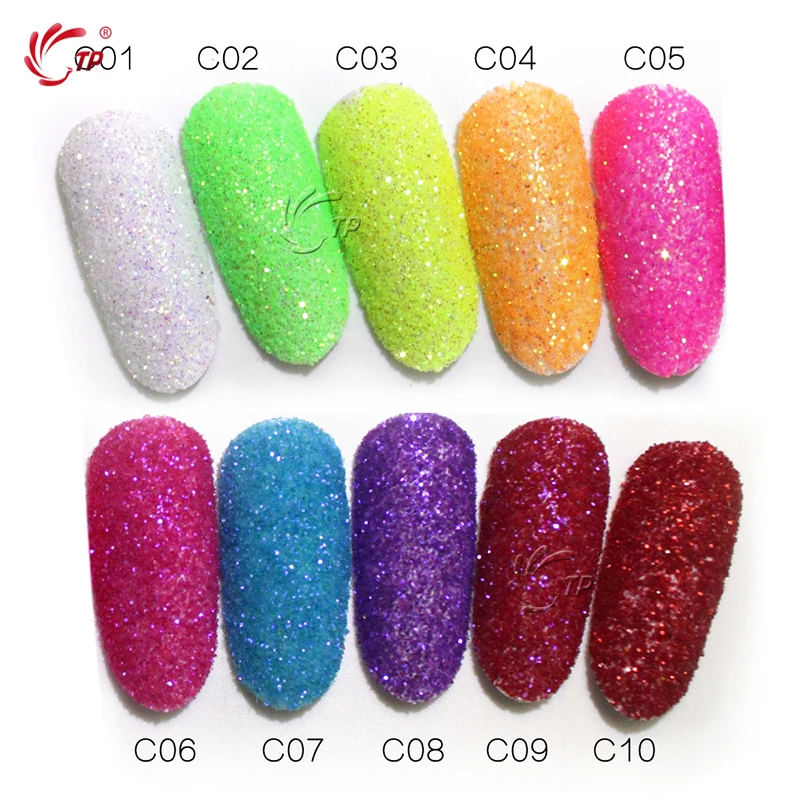 

10pcs Colorful Nail Glitter Powder Pow Jet For Nail Art Decoration Acrylic UV Gel Shinning Powder Dust Gem Polish Tools