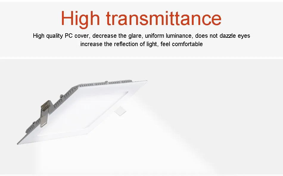 25W Square LED Panel Light Recessed Kitchen Bathroom Ceiling Lamp AC85-265V LED Downlight Warm WhiteCool White Free shipping (5)