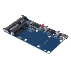 Mini-USB Порты и разъёмы 1.8 "pci-e PCI Express/mSATA 2.5" 7 + 15 Булавки SATA адаптер карты 22 Булавки HDD жесткий диск с драйверами конвертер