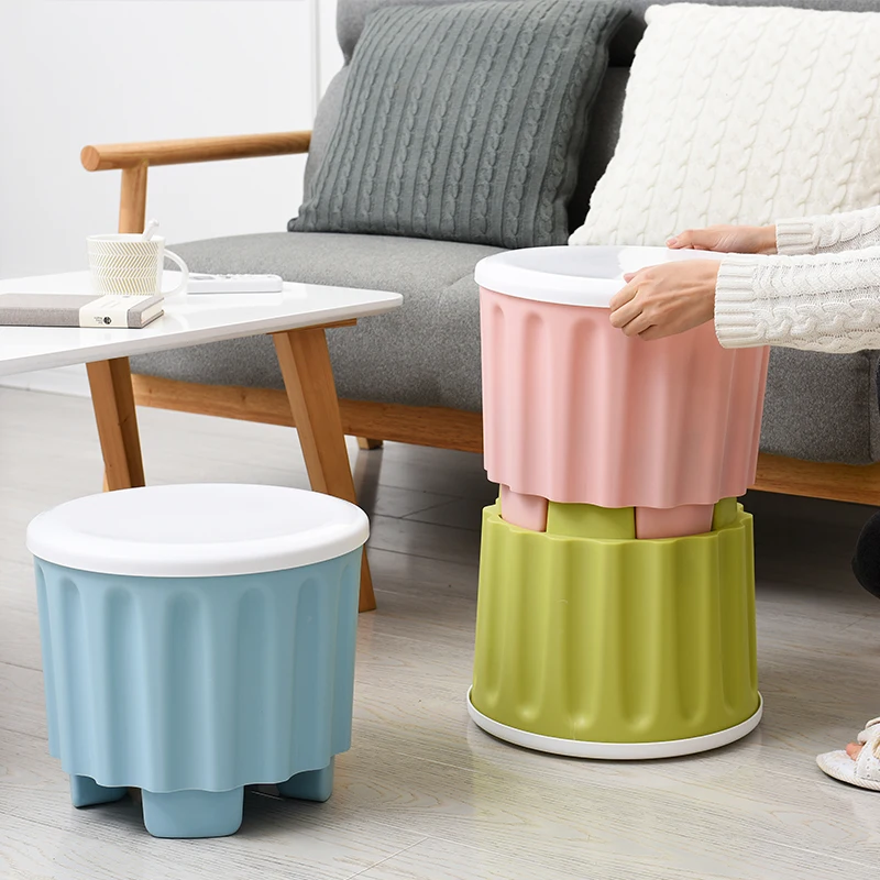 Plastic Shoe stools Storage Stool Strong Economic Foldable Bench For Kitchen Storage Box Living Room Sofa Foot Chair Storage Plastic Shoe stools Storage Stool Strong Economic Foldable Bench For Kitchen Storage Box Living Room Sofa Foot Chair Storage