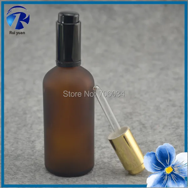 Download Essential Oil Glass Bottle 100ml Amber Frosted Empty Glass Bottles Mini Glass Bottles with Corks ...