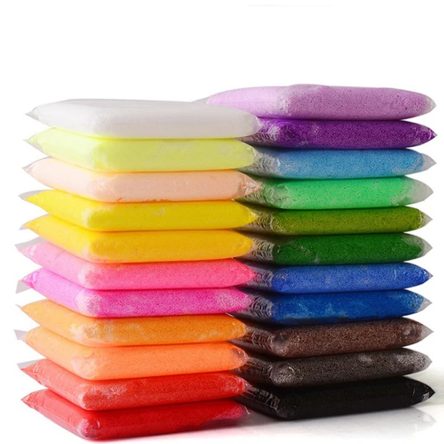 100g No Baked Soft Modeling Clay Light Clay Polymer Clay Plasticine Play Dough Fluffy Slime Toys