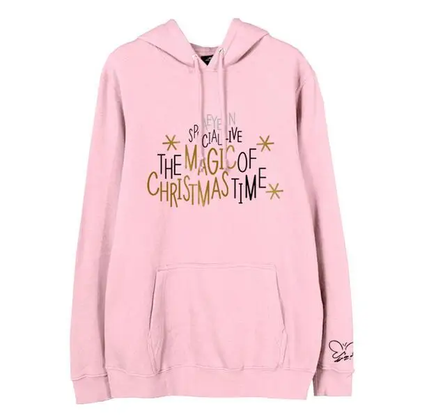 Модные пуловеры флисовые толстовки для девочек с принтом taeyeon the magic of christmas time|fashion