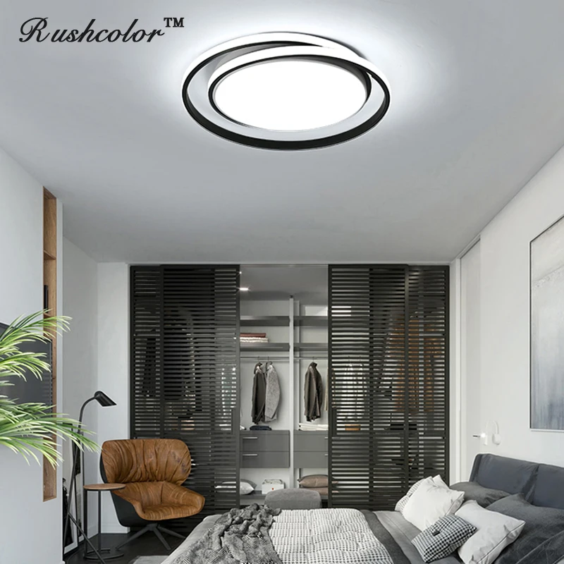 

2018 Newfangled Modern Round Iron Curtain Lamp Sitting Room Lamp Bedroom Study Lamp AC90-260V With Remote Control Free Shiping