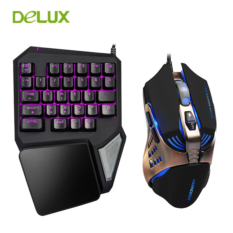 Delux T9 Pro Professional Keyboard and Gaming Mouse Combo