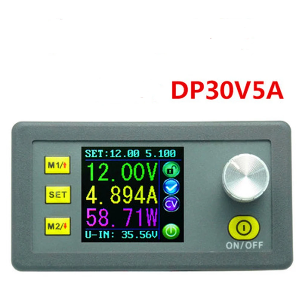 DP30V5A обновленная версия DPS3005 постоянное напряжение тока понижающий программируемый преобразователь питания Амперметр Вольтметр модуль