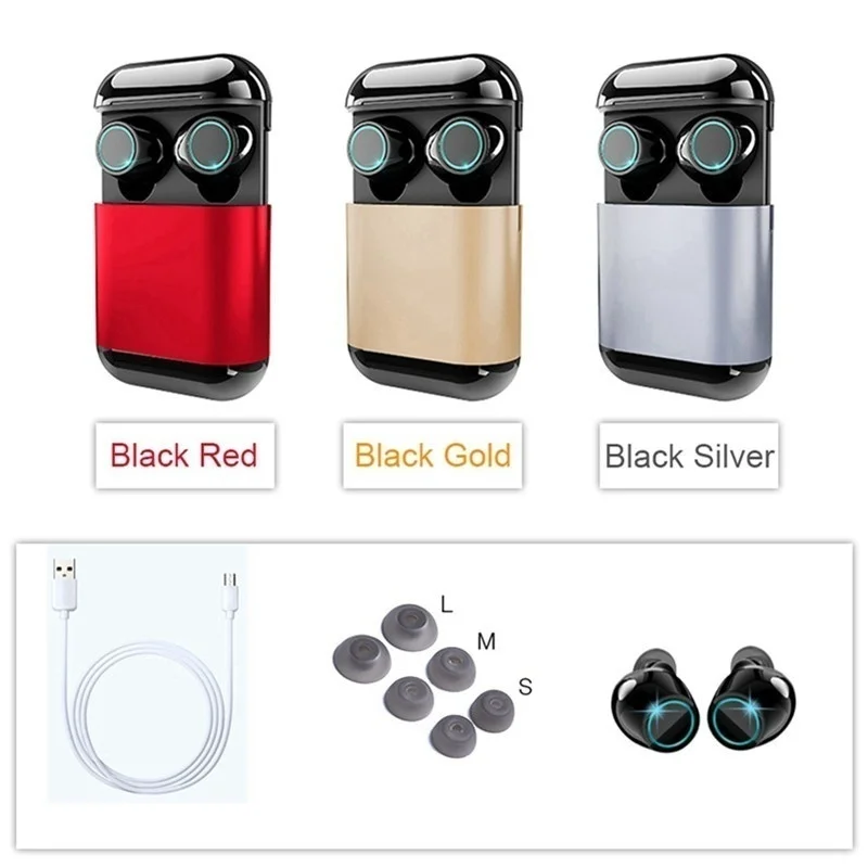 Mini Wireless Bluetooth Earphones 5.0 Dual Ear Stereo Magnetic Sports Earphones For Smart Phone