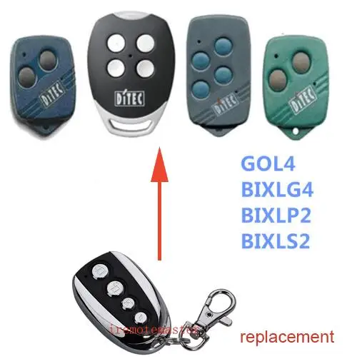 DITEC garage door opener replacement remote control Rolling code 433mhz DHL free shipping 20pcs seip skrj433 garage door replacement 433mhz remote dhl free shipping
