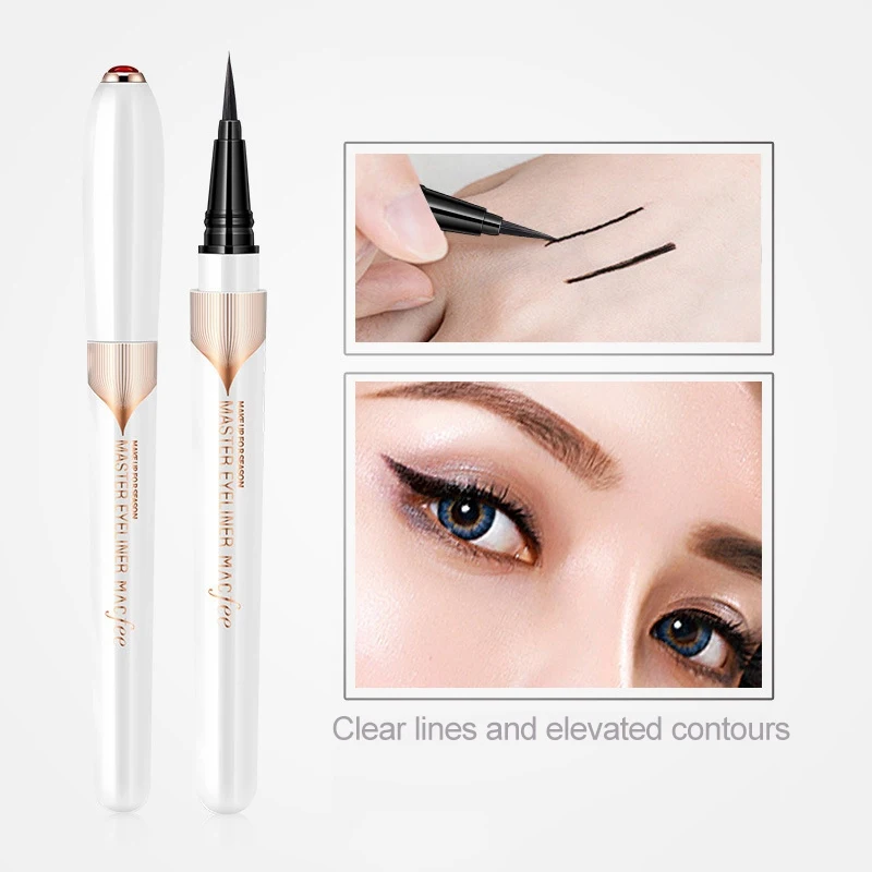 

Fine Eyeliner Pen Long Lasting Waterproof Eye Liner Smooth Make Up Tools Liquid Eyeliner Cosmetic