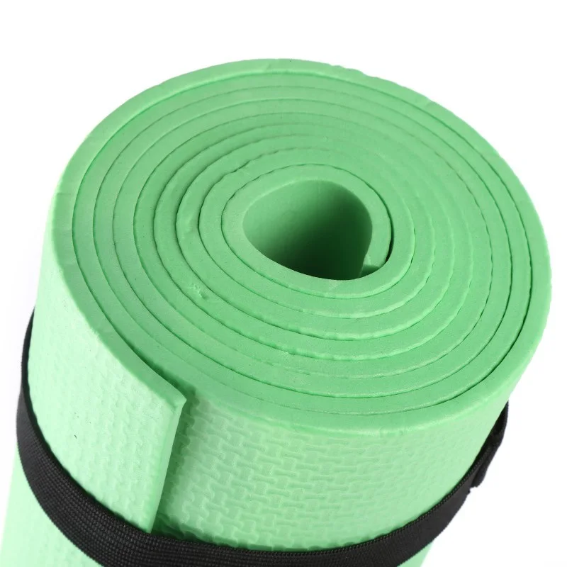 6 мм коврик для йоги TPE нескользящий Фитнес Тонкий Йога тренажерный зал тренировочные коврики Экологический Безвкусный коврик