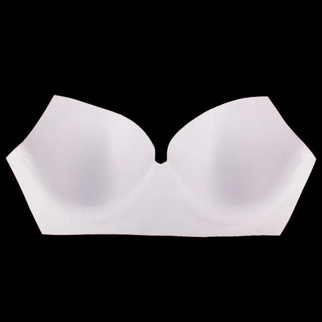 

2piece White Bra Cup Chest Pads Sewing In Bra Cup Soft Foam For Bikini Pads Insert Bridal Dress Bra Pad Accessories WB134