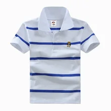 Top quality boys girls polo shirt for kids brand baby little toddler big boy clothes summer