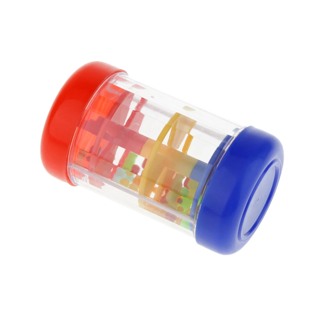 MagiDeal Hot Sale 1Pc Plastic Rain Sound Maker Shake Colorful Beads for Children Baby Kids Learn Play Toy Birthday Gift 3kinds