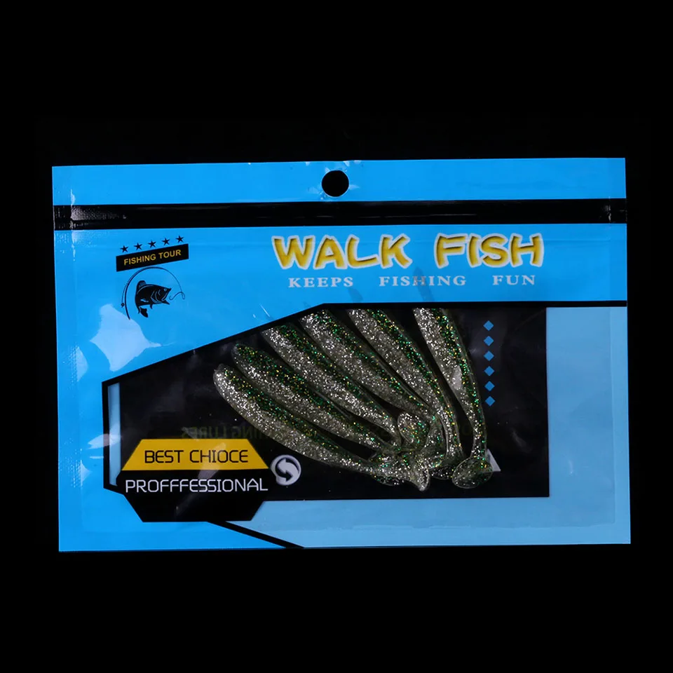 WALK FISH мягкие приманки Easy Shiner 6 шт./лот 5 см/1 г плавающие искусственная приманка