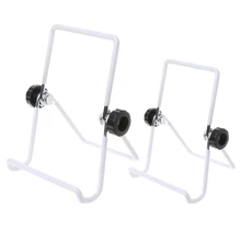 High Quality Metal&Plastic Universal Holder 360 Degree Adjustable Foldable Metal Wire Stand Mount For iPad Tablet