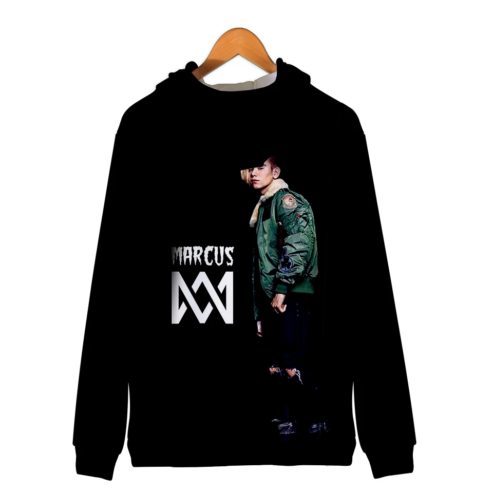 Marcus and Martinus Harajuku Zipper Jacket Marcus Martinus 3D Hoodies Sweatshirt Women/Men singer Hoodies Women Plus Size