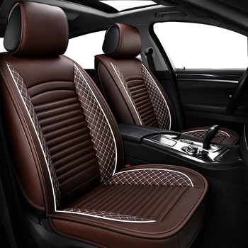 

( Front + Rear ) PU Leather car seat covers for nissan note qashqai j10 almera n16 x-trail t31 navara d40 murano teana j32 style