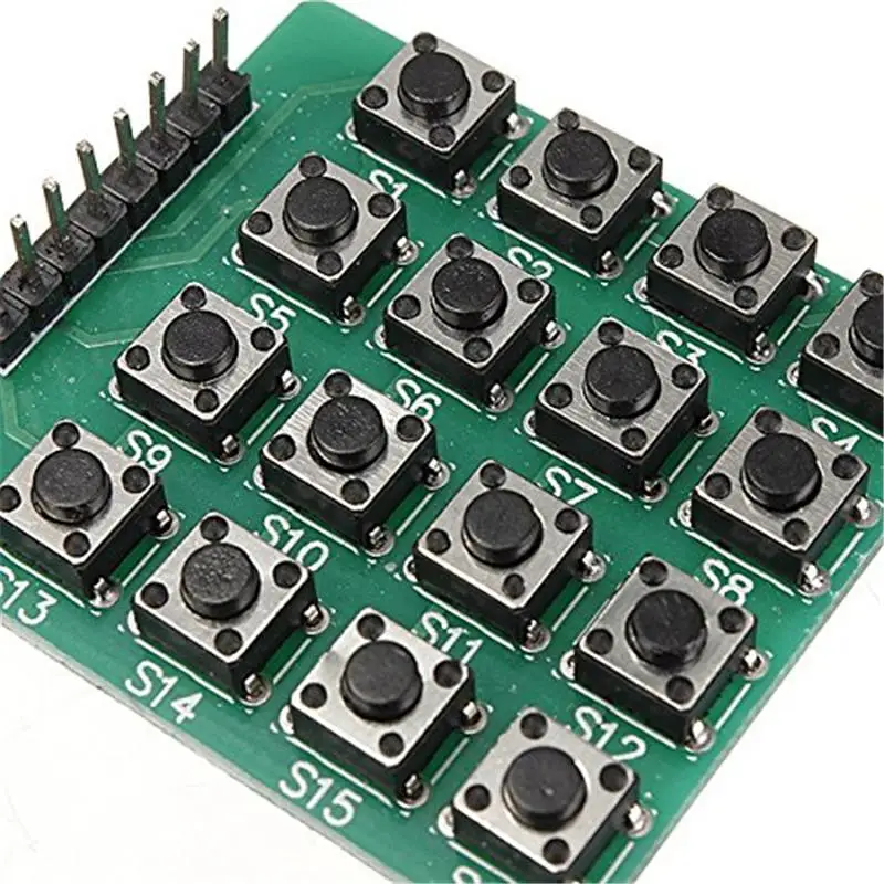 4 х клавишная матричная клавиатура модуль клавиатуры с 16 кнопками для Arduino|button module