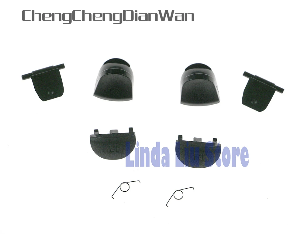ChengChengDianWan новая кнопка JDS 030 JDM-030 L2 R2 L1 R1 пусковая с пружинами для контроллера PS4 100
