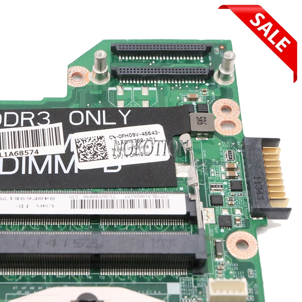 NOKOTION CN-0FH09V 0FH09V FH09V para Dell Inspiron 14R N4110 DA0V02MB6G0 placa madre portátil HM67 DDR3 HD GMA gráficos NOKOTION CN-0FH09V 0FH09V FH09V para Dell Inspiron 14R N4110 DA0V02MB6G0 placa madre portátil HM67 DDR3 HD GMA gráficos