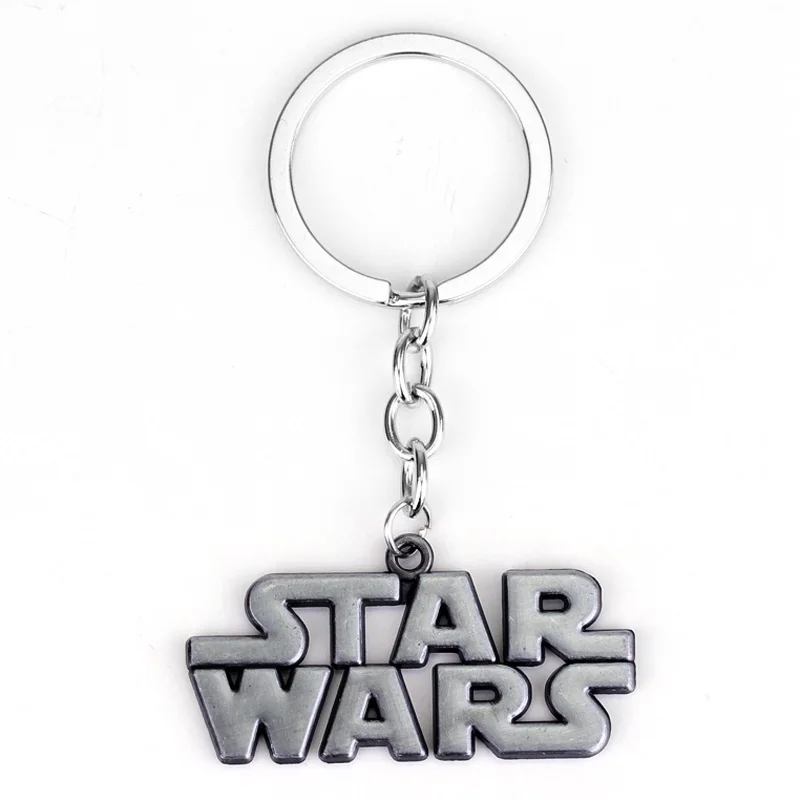 11 Style Star Wars Keychain StormTrooper Helmet Storm Trooper Pendant Key Chain Darth Vader Mask Superhero Keyring Key chain - Цвет: Silver