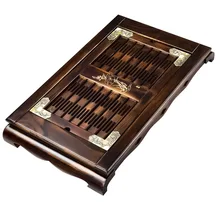 Фирменный деревянный чайный поднос, китайский чайный поднос кунг-фу, домашний офисный кофейный чайный столик, украшение, подарок, чайные аксессуары