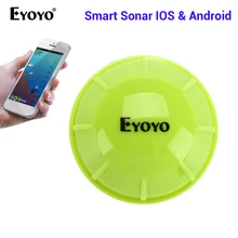 Eyoyo E1 Portable Fish Finder Bluetooth Wireless Echo Sounder Sonar Sensor Depth Fishfinder for Lake Sea Fishing IOS & Android lucky wireless fish finder sonar fishfinder 40m depth range ocean lake sea fishing ffw1108 1 echo sounder for fishing in russian