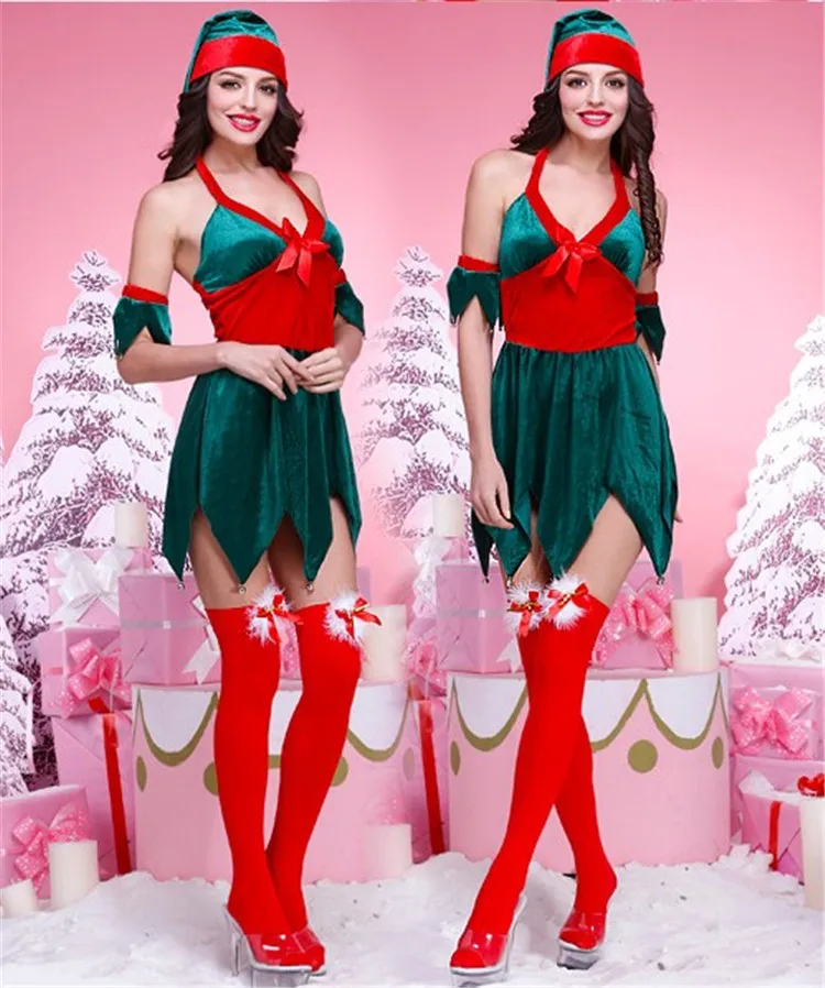 Горячая Распродажа+ красные рождественские сексуальные чулки, соблазнительные красные белые чулки, рождественские чулки, колготки до бедра