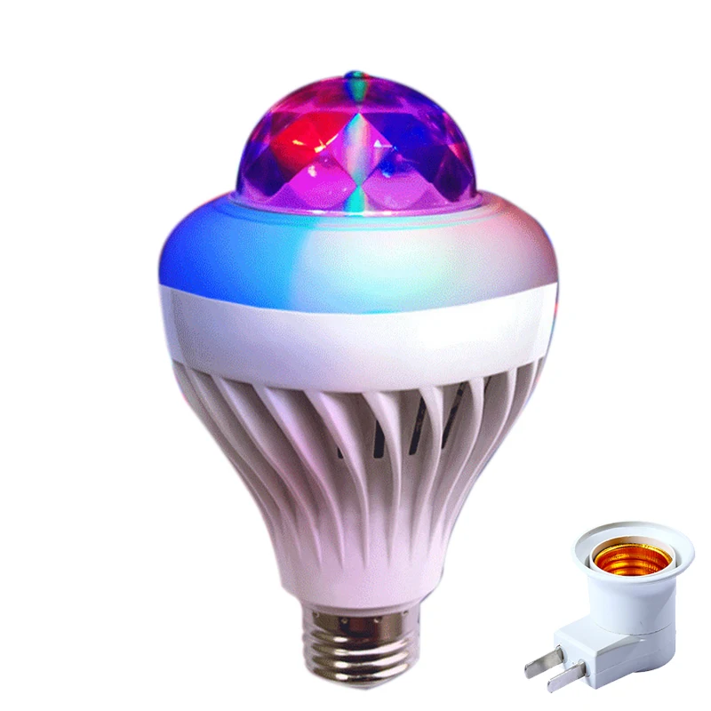 Rotating bulb KTV room bar home color lamp effect white light