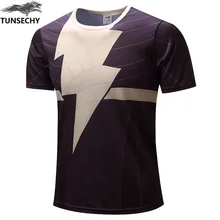 Men T Shirt Fashion Short Sleeve Spiderman Superman Venom Captain America Batman Iron Mans T Shirt