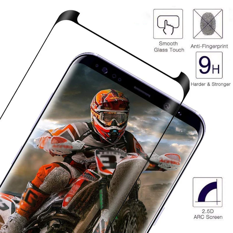 

9H Full Cover Tempered Glass For Samsung Galaxy S6 S7Edge Screen Protector Film For Samsung Galaxy S9 S8 Plus 3D 9H GalaxyS6 S7