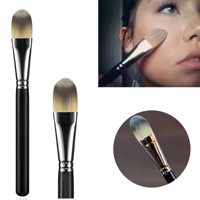Flat Foundation Brush Makeup Brushes Cosmetic Cream Blending Liquid Foundation Face Brushin Eye