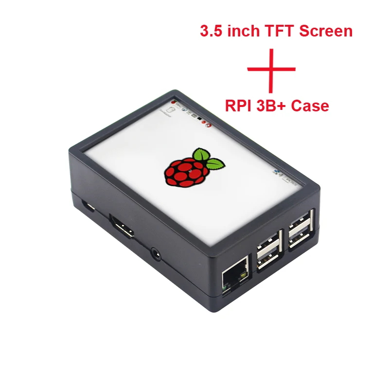 

Raspberry Pi 3 Model B+ ABS Case with 3.5 inch TFT Screen for Raspberry Pi 3 Model B+/ Raspberry Pi 3 Model B/RPI 3B+