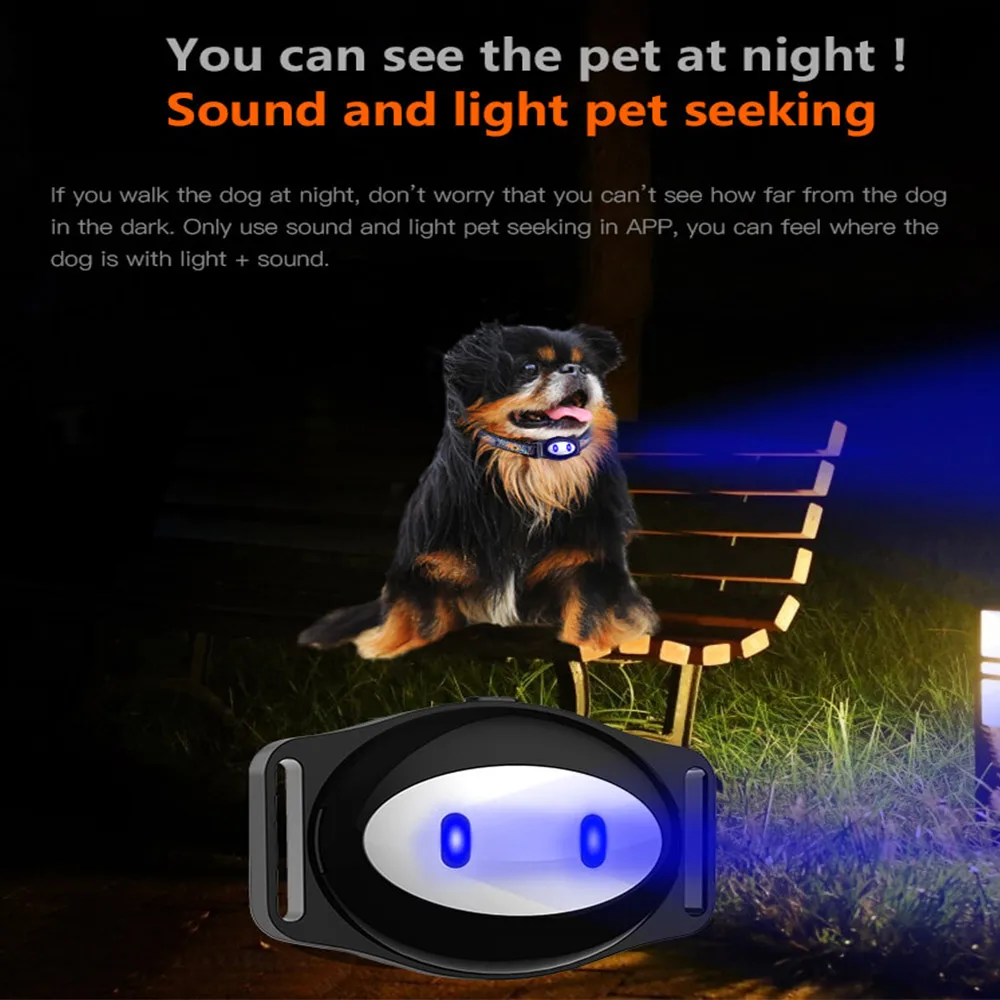 Mini Waterproof Dog GPS Tracker for Cats Pets with Collar Original Box 4 Frequency GPRS GPS+LBS Location Free APP Free Shipping