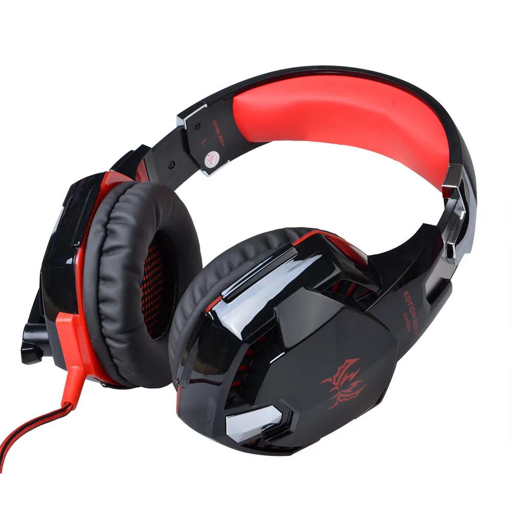 G2000 Over-ear игры Игровые наушники гарнитуры наушники оголовье с микрофоном превосходное Совместимость Мода Внешний вид общаться