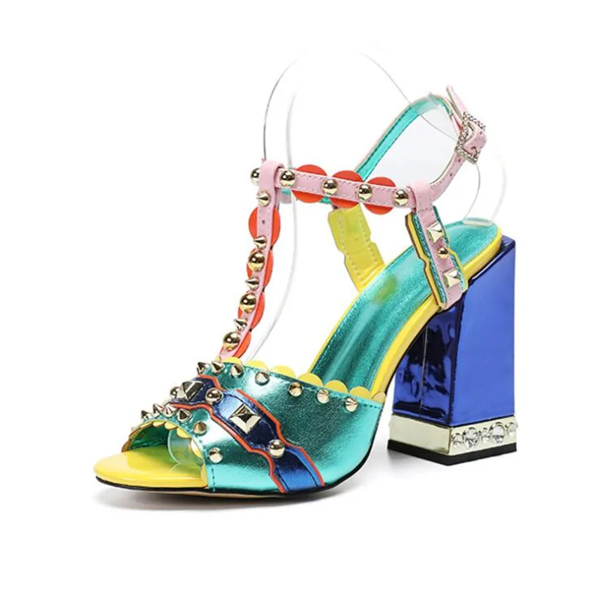 

ZOUDKY 2018 Korean version New pattern Sandals High heel Toe 3265