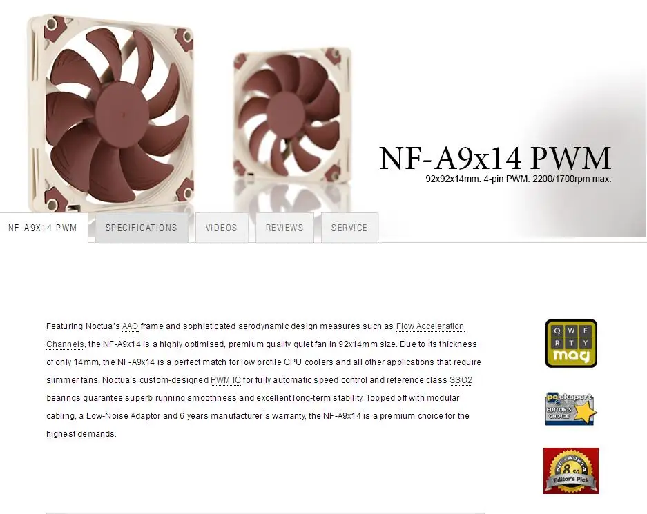 Noctua NF-A9x14 PWM 4p 9 мм вентиляторы PC компьютерные корпуса башни процессорные кулеры вентиляторы Охлаждающие вентиляторы