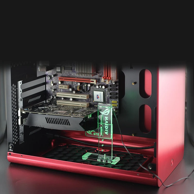 Подставка для видеокарт DIY монтажный кронштейн подходит GTX 1080 1070 1050ti светодиодный
