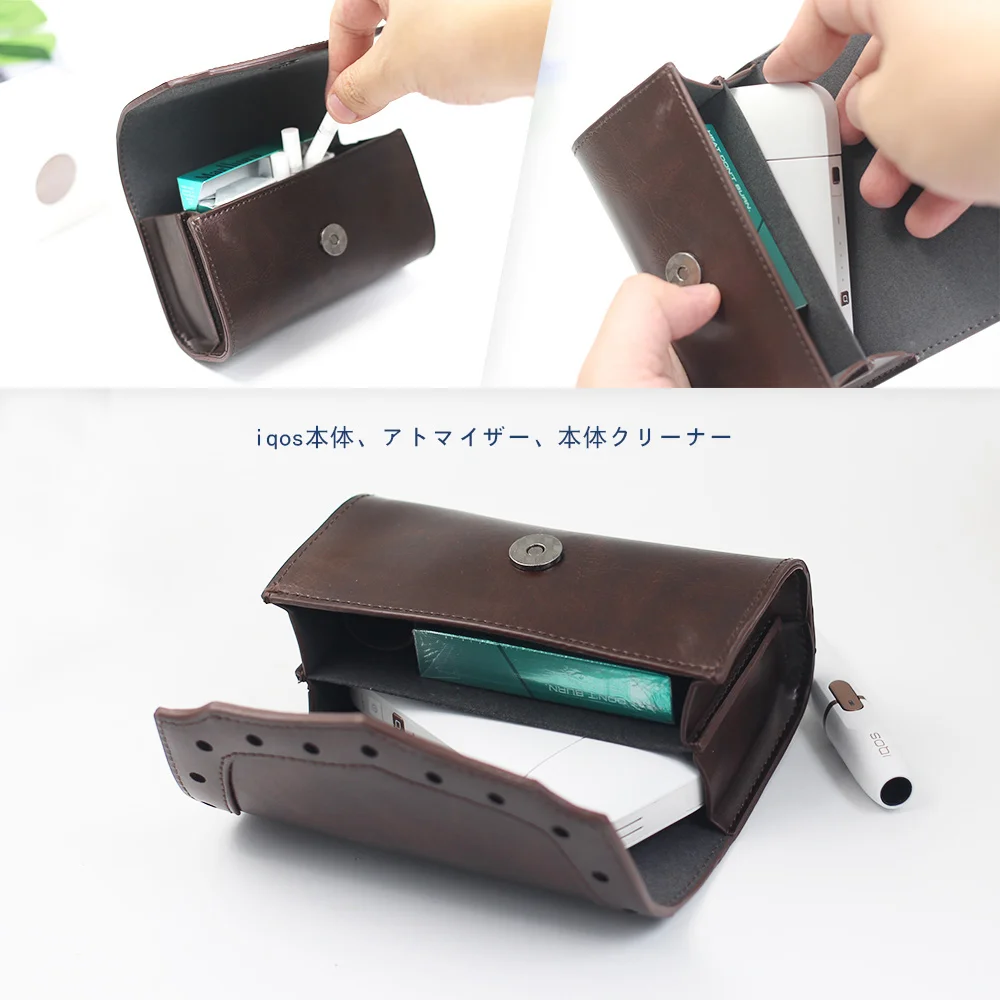 original magic shark PU Leather cover for iQOS Electronic Cigarette Universal protective skin iqos case bag holder original magic shark PU Leather cover for iQOS Electronic Cigarette Universal protective skin iqos case bag holder