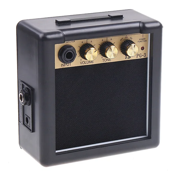 

PG-3 3W Electric Guitar Amp Amplifier Speaker Volume Tone Control Electric Guitar Amplifier Durable Guitar Parts & Accessories