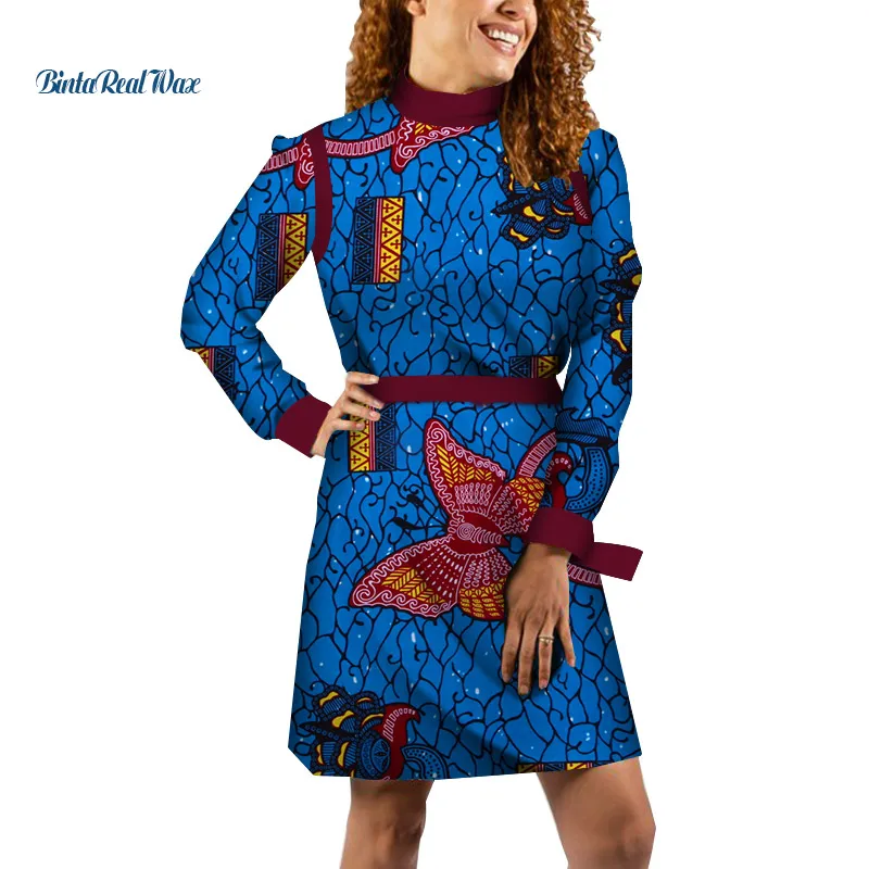 Женская одежда, африканские платья для женщин, драпированные платья с принтом, Vestidos Bazin Riche, африканские вечерние платья Анкары, WY4554